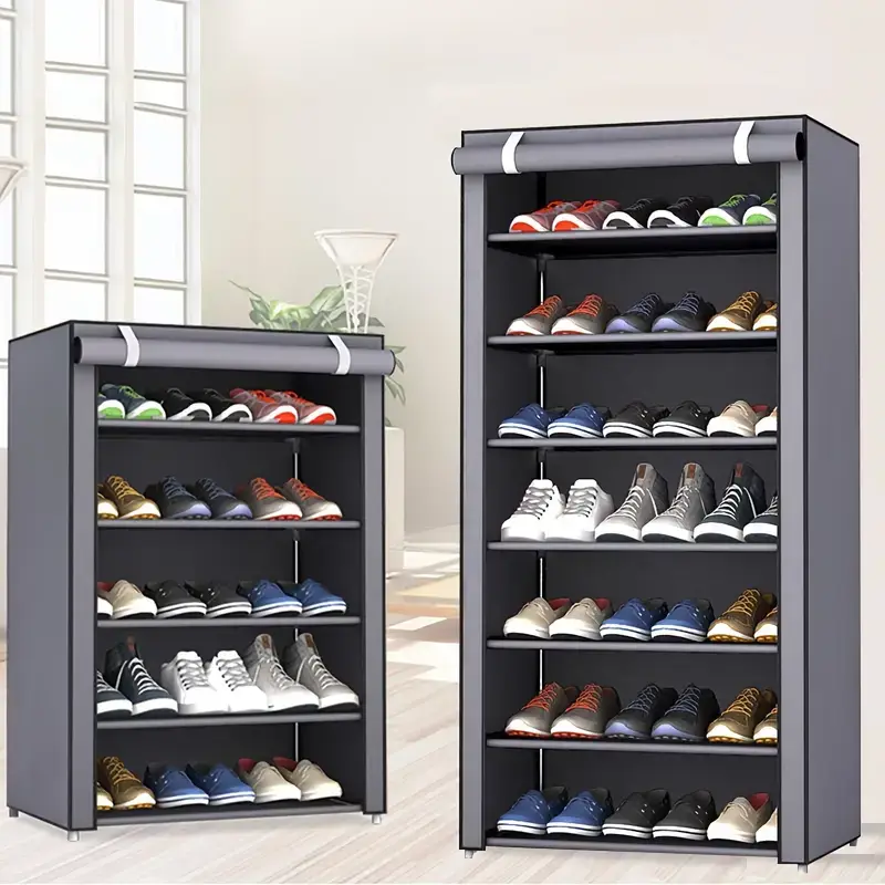 StyleStack 5-Tier Fabric Shoe Rack